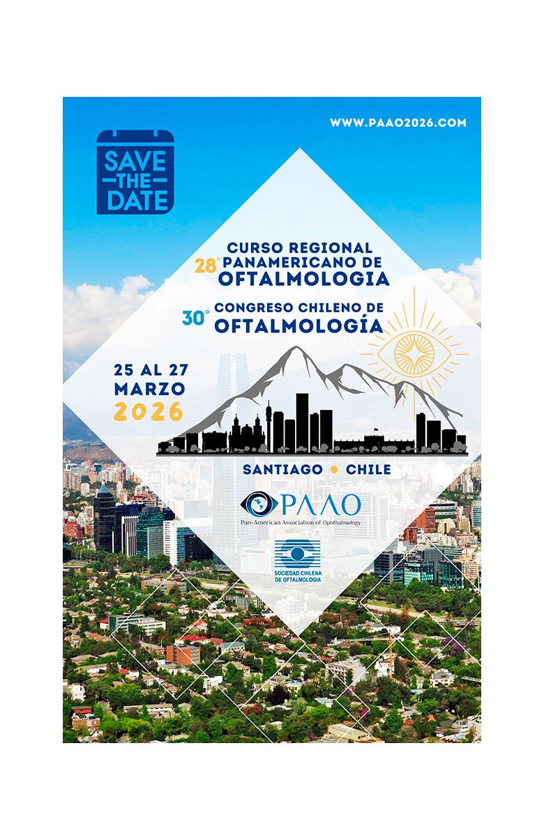 28° Curso Regional Panamericano de Oftalmología, Asociación Panamericana de Oftalmología y Sociedad Chilena de Oftalmología